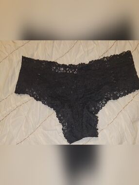 Victoria's Secret Black Lace Cheeky Hipster Underwear
